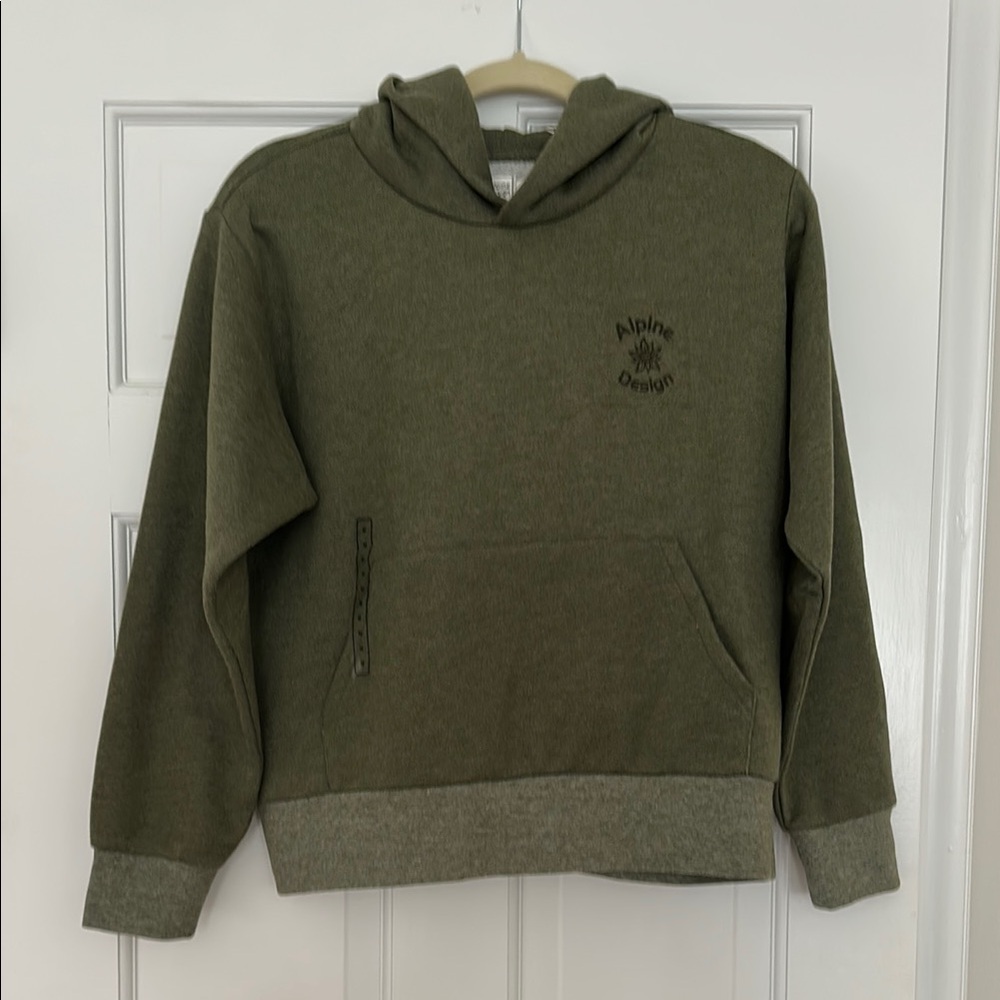 NWT Alpine Design Olive Pullover Hoodie